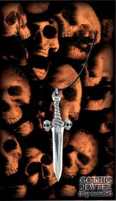 Skull-themed Sword / Athame Pendant